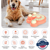 KADTC Beginner Level 1 Dog Puzzle Toy for Small/Medium/Large Dogs Food Puzzles Feeder Mental Stimulation Puppy Brain Stimulating Interactive Slow Treat Dispenser Cognitive Enrichment Mind Game